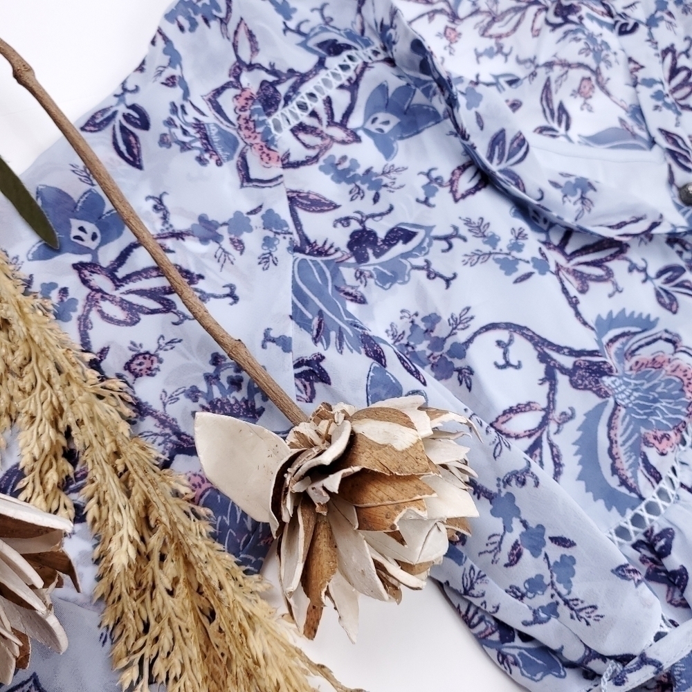 Motherhood Maternity Blue Floral 2pc Camisole M - Picture 10 of 16